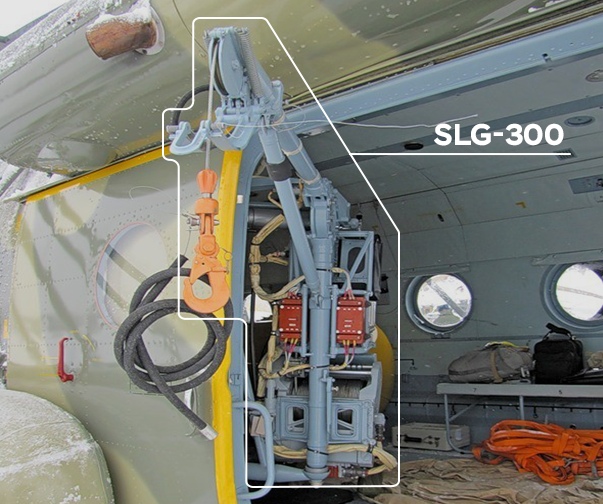SLG-300 - Installation of on-board cargo jib with SLG-300 hoist system
