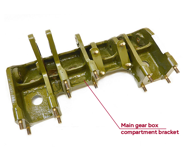 ZCHU-8AT-5104-305 - Replacement in the construction of MGBC bracket No. 8АТ-5104-305 with bracket No. 8AT-5104-405