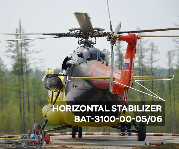 Horizontal_tail - Replacement of stabilizer 8АТ-3100-00-03/04 with stabilizer 8АТ-3100-00-05/06
