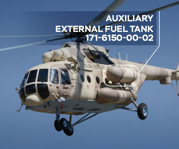 FuelSystem - Installation of auxiliary external fuel tanks No. 171-6150-00-01 and No. 171-6150-00-02