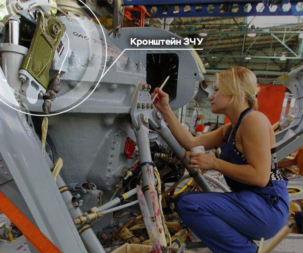ZCHU-8AT-5104-305 - Замена в конструкции ЗЧУ кронштейна 8АТ-5104-305 на кронштейн 8АТ-5104-405