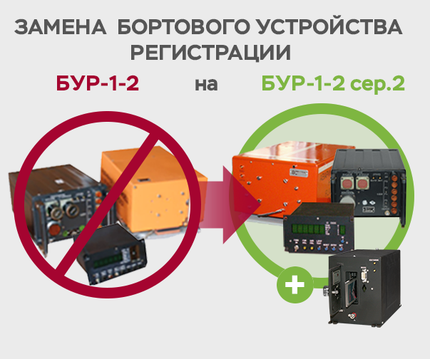 BUR-1-2 - Замена системы БУР-1-2 на систему БУР-1-2 сер.2