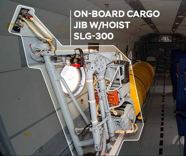 SLG-300 - Installation of on-board cargo jib with SLG-300 hoist system